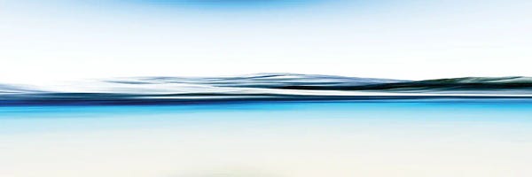 Large Modern Art - Canvas Prints: Beautiful And Serene by Angel Estevez