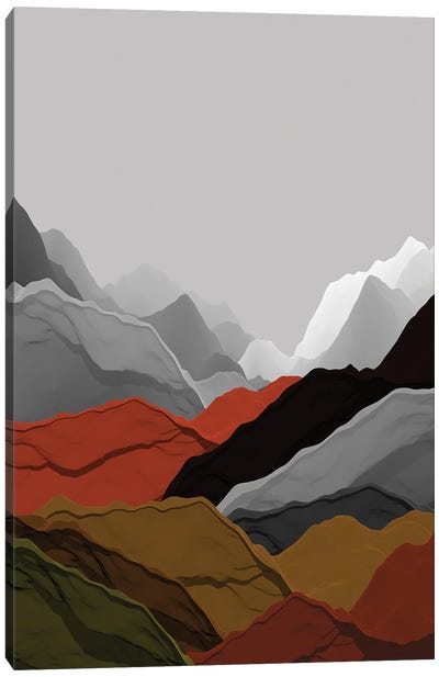 Beautiful Mountains VI Canvas Art Print - Refreshing Workspace