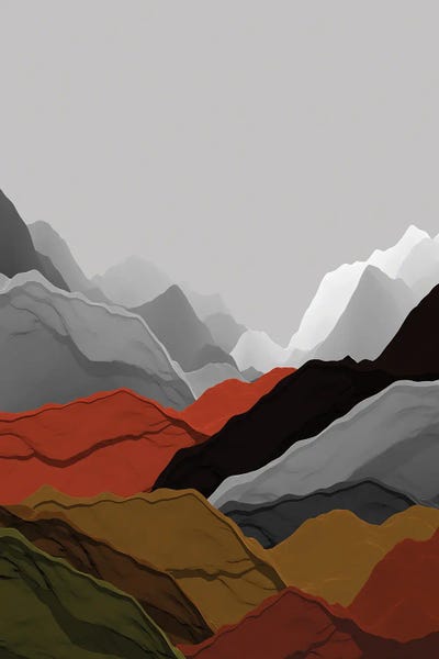 Refreshing Workspace: Beautiful Mountains VI by Angel Estevez