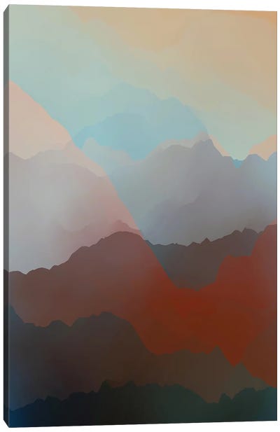 Beautiful Mountains IX Canvas Art Print - Refreshing Workspace