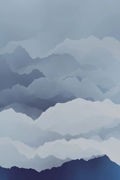 Angel Estevez: Beautiful Mountains X by Angel Estevez