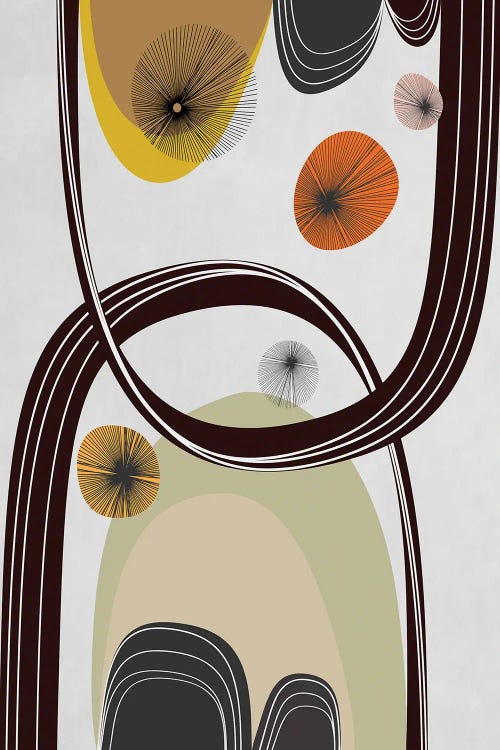 Floating Forms by Angel Estevez wall art