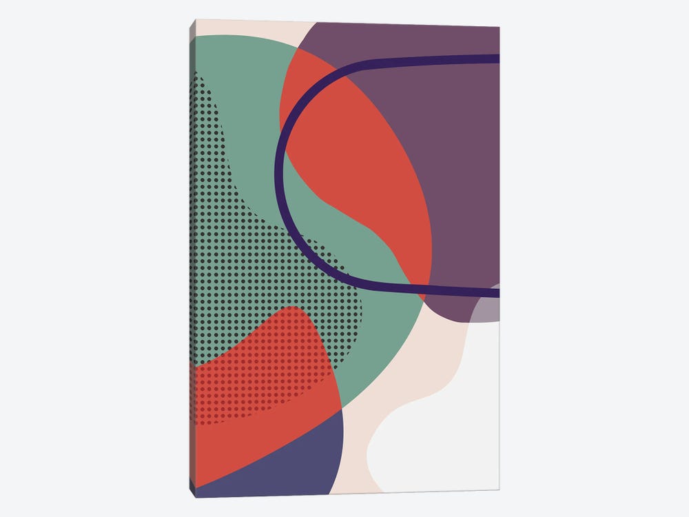 Overlapping Parts II by Angel Estevez 1-piece Canvas Wall Art