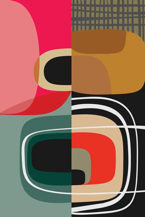 Mid-Century Pattern by Angel Estevez wall art