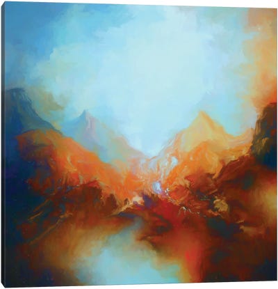 Mountainous Scenery Canvas Art Print - Angel Estevez
