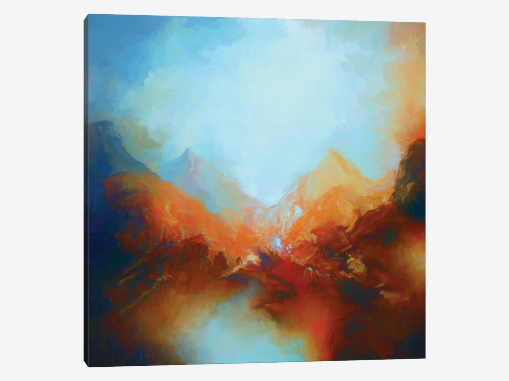 Mountainous Scenery by Angel Estevez 1-piece Canvas Art Print