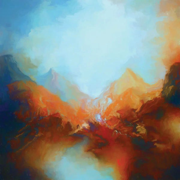 Angel Estevez: Mountainous Scenery by Angel Estevez