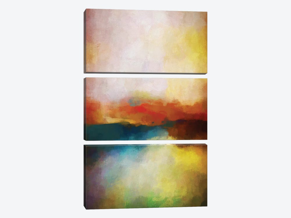 Colors Of Dawn I by Angel Estevez 3-piece Canvas Art