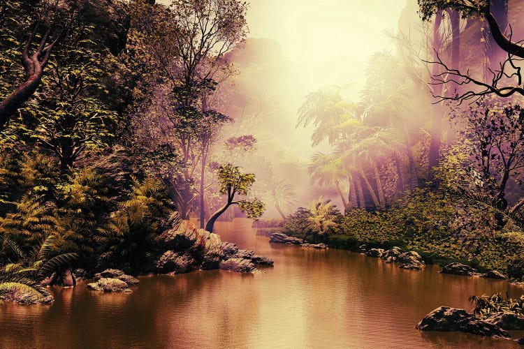 Mysterious Jungle by Angel Estevez wall art