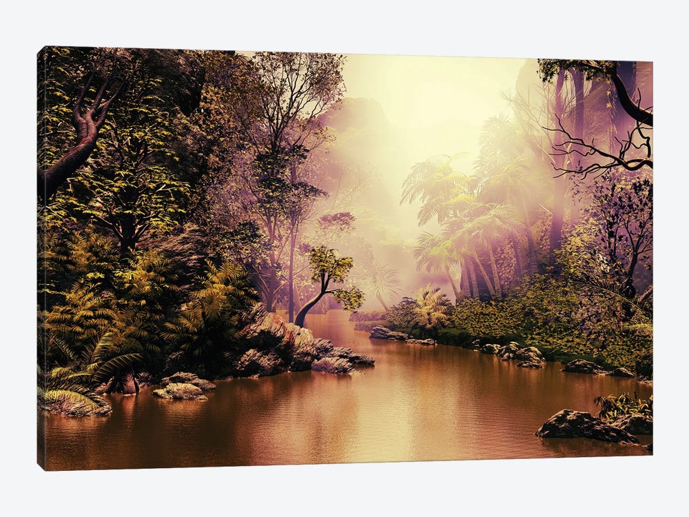 Mysterious Jungle by Angel Estevez 1-piece Canvas Art Print