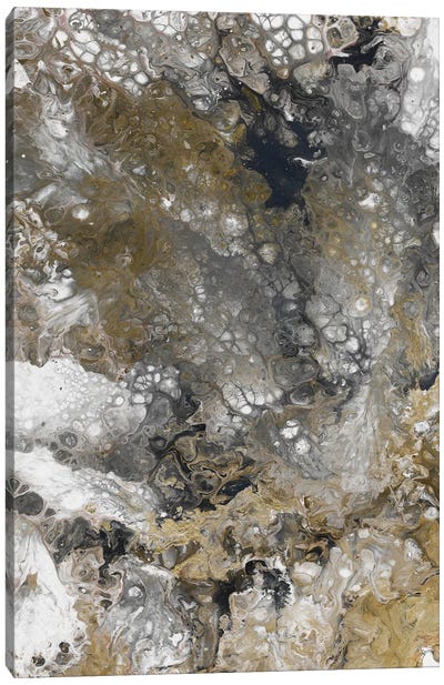 Fluid Ink IV Canvas Art Print - Similar to Jackson Pollock