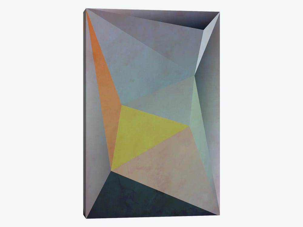 Interconnected Triangles V by Angel Estevez 1-piece Art Print