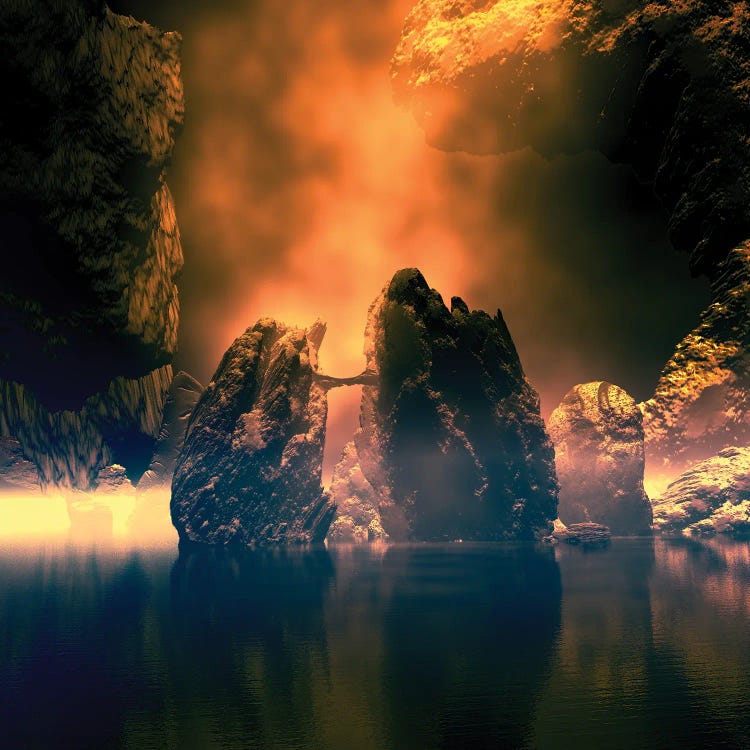 Mystical Gleam by Angel Estevez wall art