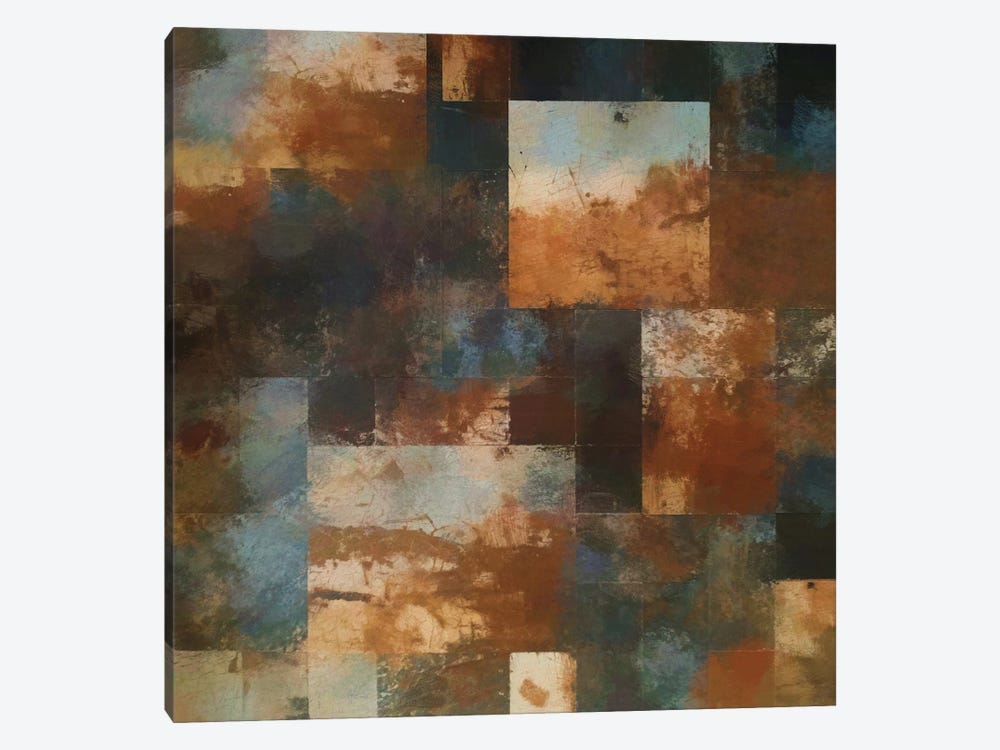 Rustic Geometric Pattern by Angel Estevez 1-piece Canvas Artwork
