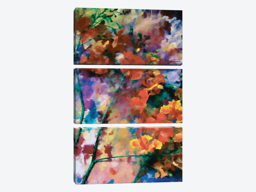 Spring Colors IV by Angel Estevez 3-piece Canvas Art