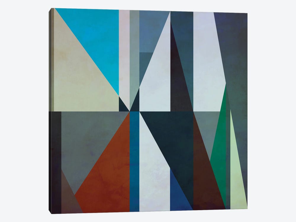 Geometric Pattern With Triangles by Angel Estevez 1-piece Canvas Artwork