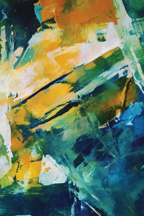 Random Brush Strokes V by Angel Estevez wall art