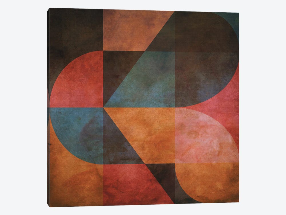 Textured Geometric Pattern II by Angel Estevez 1-piece Canvas Art