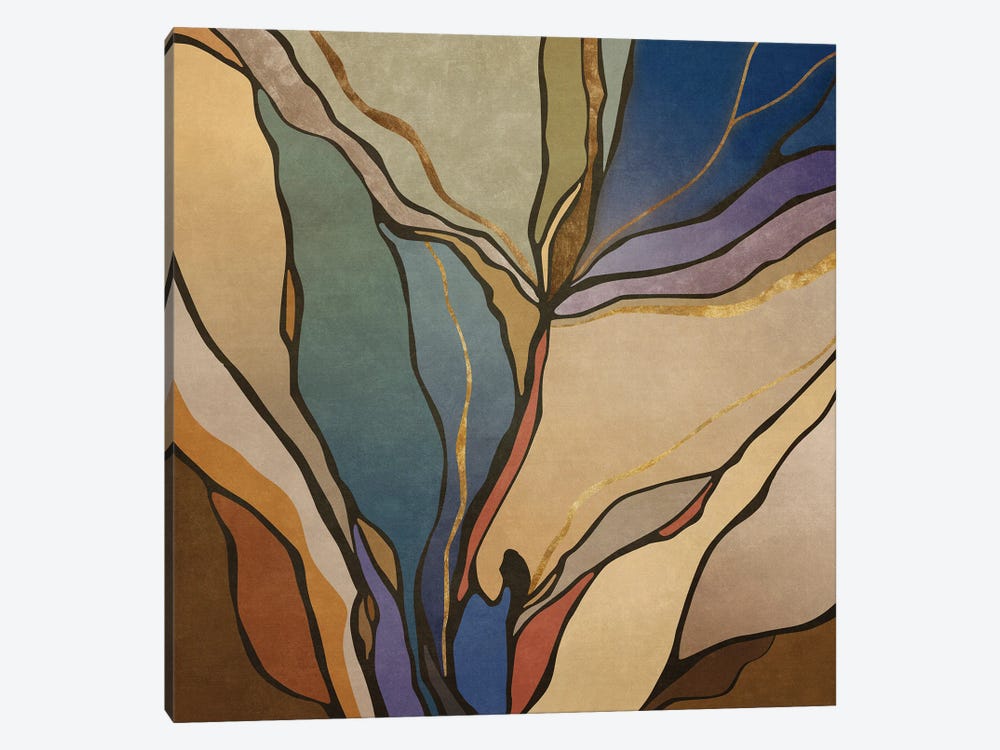 Colorful Tree III by Angel Estevez 1-piece Canvas Artwork