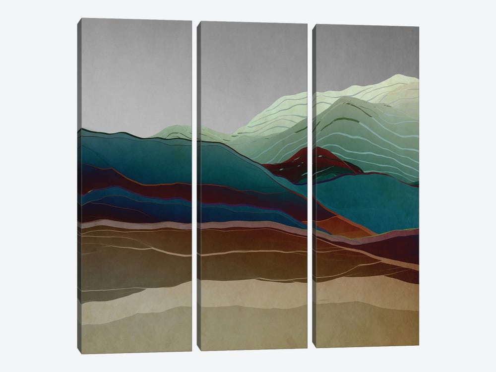 Beautiful Mountains XV by Angel Estevez 3-piece Canvas Art