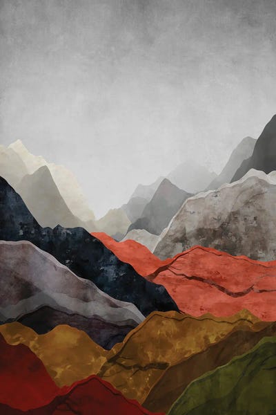 Angel Estevez: Beautiful Mountains XVI by Angel Estevez