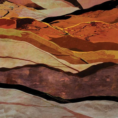 Colorful Mountains V by Angel Estevez multi panel art