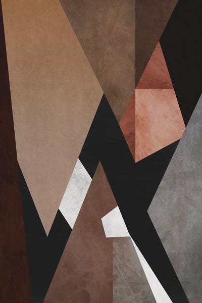 Angel Estevez: Geometric in Brown Tones II by Angel Estevez