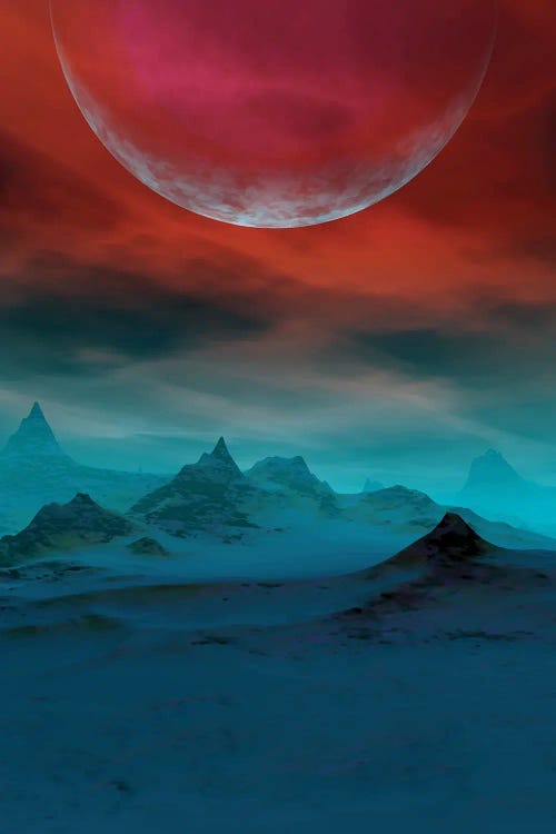 Red Sky by Angel Estevez wall art