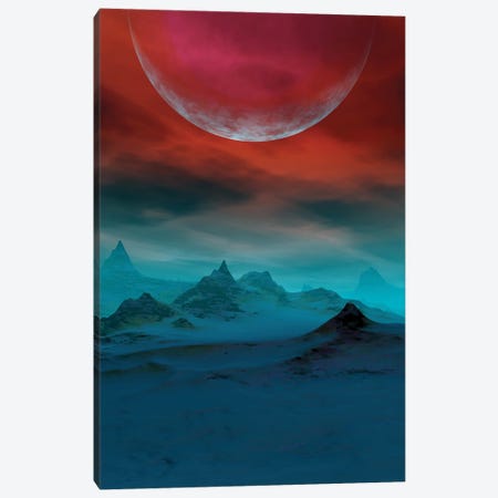 Red Sky Canvas Print #AEZ45} by Angel Estevez Canvas Art