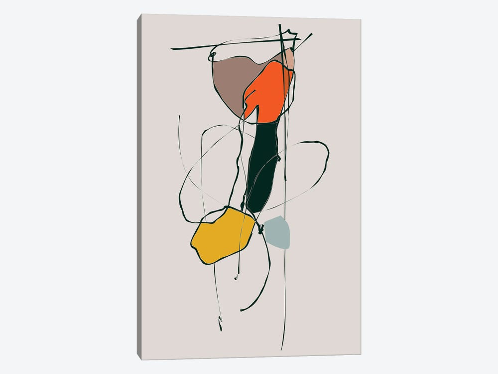 Homage to Miró by Angel Estevez 1-piece Canvas Artwork