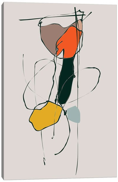 Homage to Miró Canvas Art Print - Angel Estevez