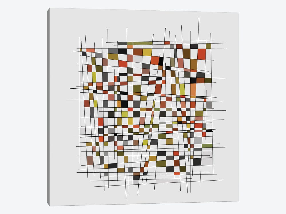 Mondrian Wink II by Angel Estevez 1-piece Canvas Wall Art