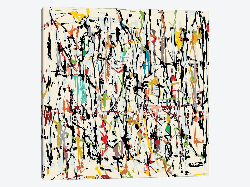 Pollock Wink IV by Angel Estevez 1-piece Canvas Art Print