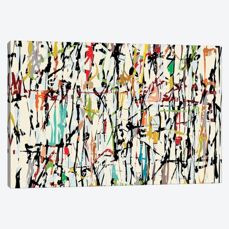 Pollock Wink V Canvas Print #AEZ499} by Angel Estevez Canvas Wall Art
