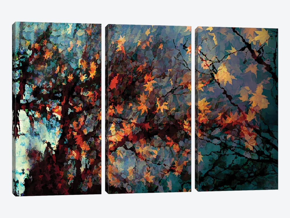 Autumn Colors I by Angel Estevez 3-piece Canvas Art Print