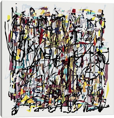 Pollock Wink VI Canvas Art Print - Angel Estevez
