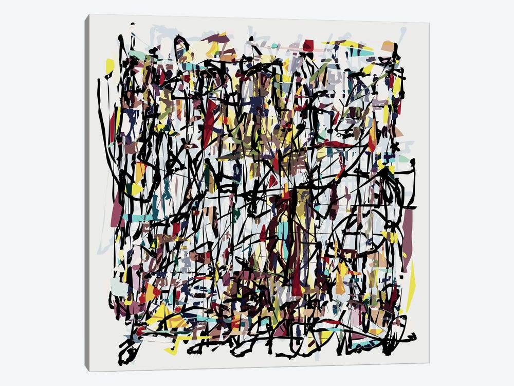 Pollock Wink VI by Angel Estevez 1-piece Canvas Art Print