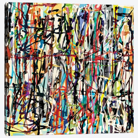 Pollock Wink VII Canvas Print #AEZ501} by Angel Estevez Canvas Wall Art
