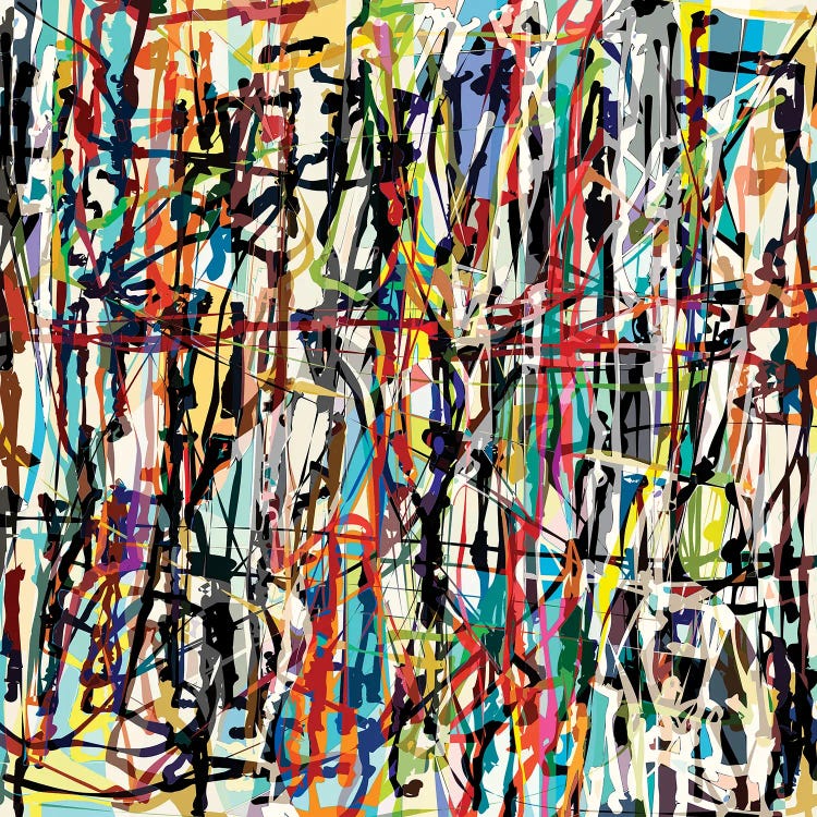 Pollock Wink VII by Angel Estevez wall art