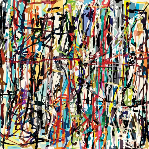 Office: Pollock Wink VII by Angel Estevez
