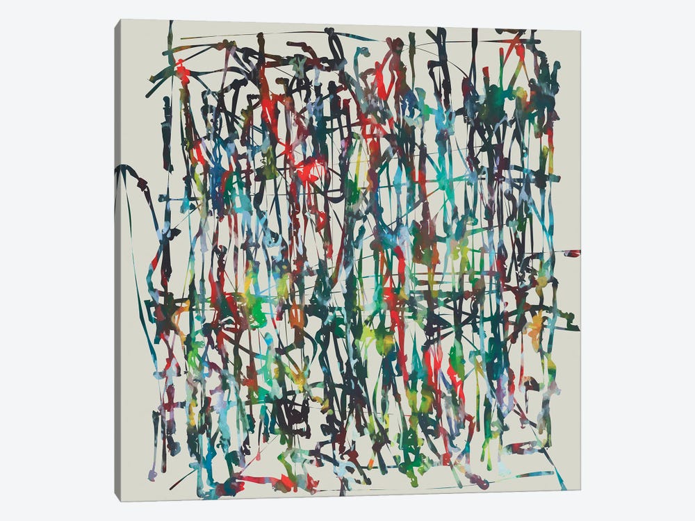 Pollock Wink Xi by Angel Estevez 1-piece Canvas Artwork