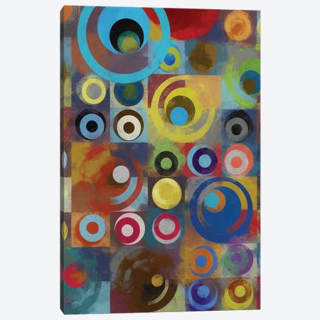 Circles And Squares Canvas Print #AEZ524} by Angel Estevez Canvas Print