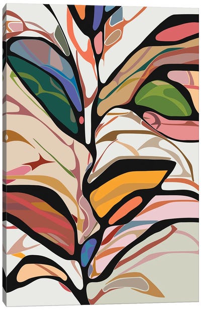 Colorful Tree IV Canvas Art Print - Angel Estevez
