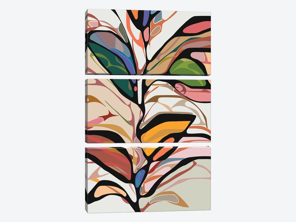 Colorful Tree IV by Angel Estevez 3-piece Art Print