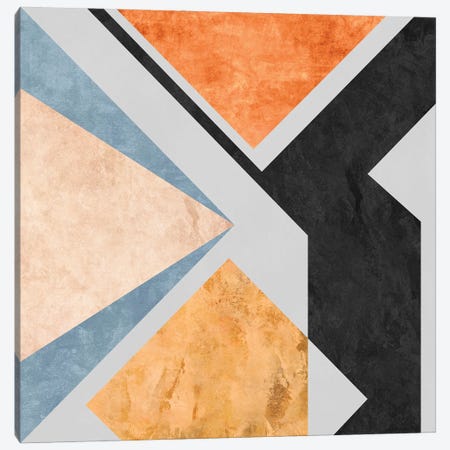 Geometric With Triangles Canvas Print #AEZ547} by Angel Estevez Canvas Print