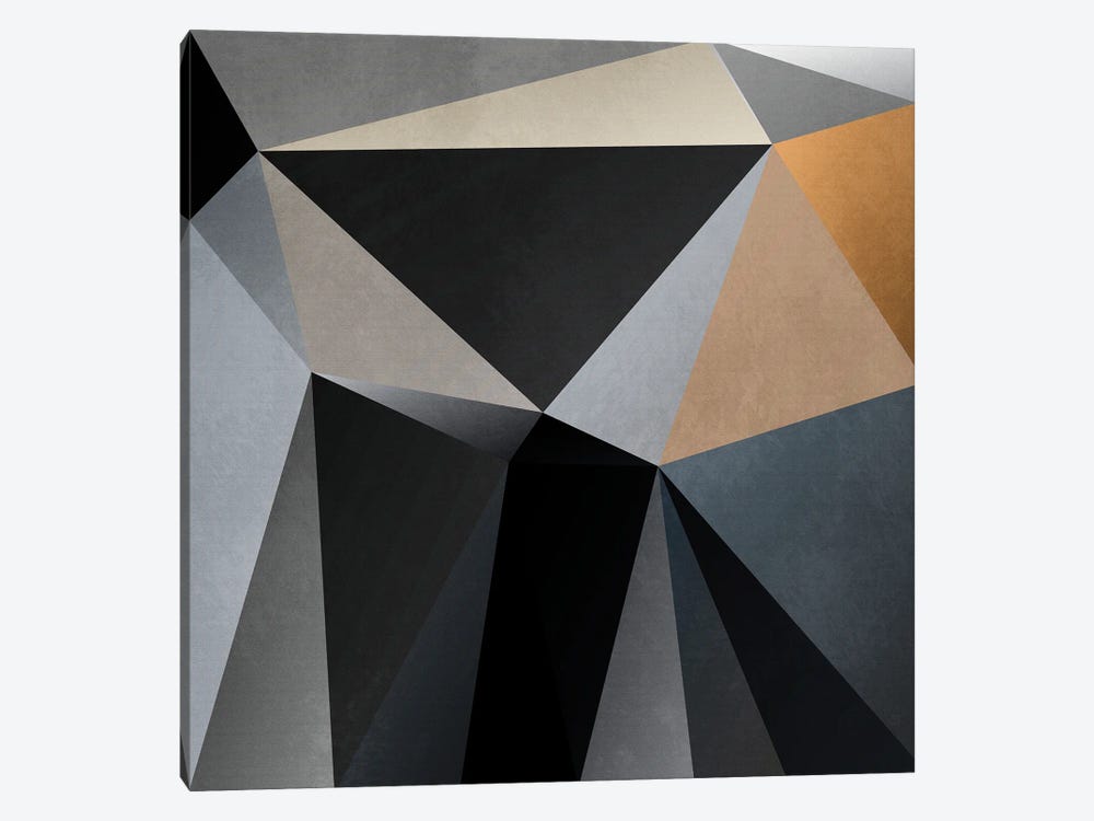 Interconnected Triangles XIV by Angel Estevez 1-piece Canvas Art