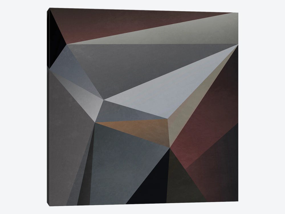 Interconnected Triangles XV by Angel Estevez 1-piece Canvas Print