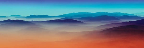 Angel Estevez: Mountainous Landscape II by Angel Estevez
