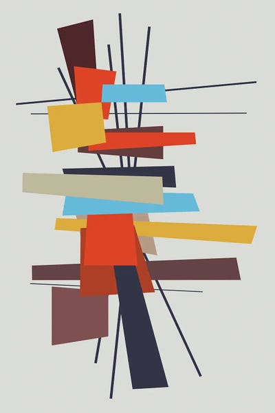 Bauhaus: Overlapping Parts XIV by Angel Estevez