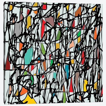 Pollock Wink XIII Canvas Print #AEZ588} by Angel Estevez Canvas Artwork